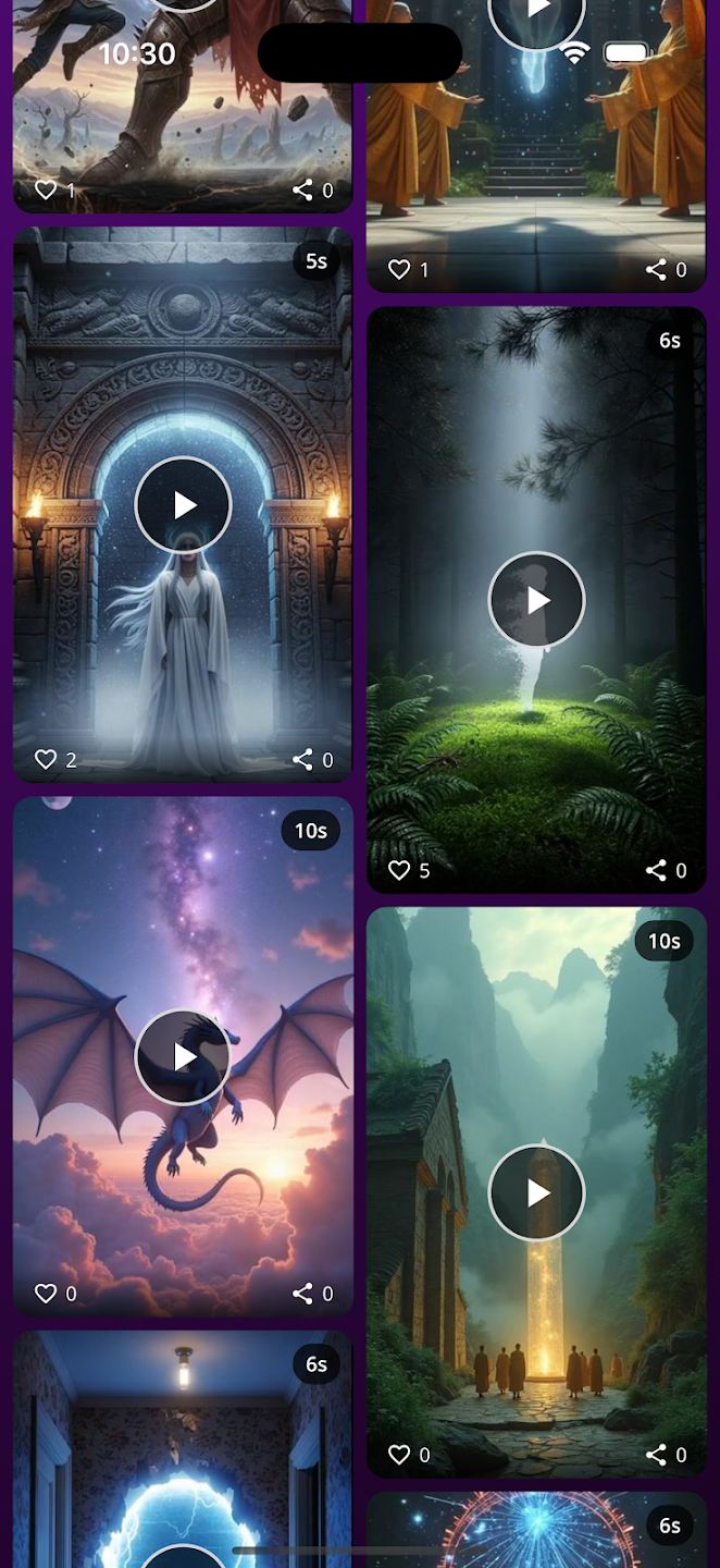 ASTRAL Studio AI Video Drifts Feed